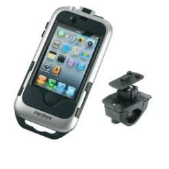 Custodia Attacco Porta Smartphone Cellularline Iphone4 Argento
