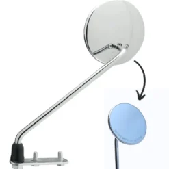 Far - Retrovisore Sinistro Per Vespa Piaggio – Blu Edition – FAR-1025BLU