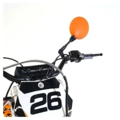 Far - Retrovisore Universale Reclinabile Enduro/Offroad – Arancio Ktm – Sx/Dx FAR-0257A