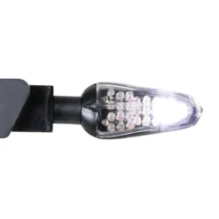 Frecce Moto Chaft Led Anteriori Fresh Nero Trasparente IN237