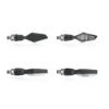 Frecce Moto Chaft Led Draft Nero Transparente IN580