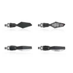 Frecce Moto Chaft Led Draft Nero Transparente IN580