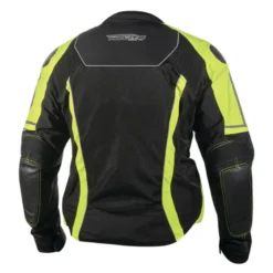Giacca Airbag In Tessuto Per Moto Helite Vented Nero Giallo