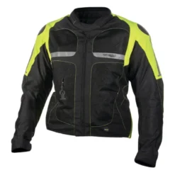 Giacca Airbag In Tessuto Per Moto Helite Vented Nero Giallo