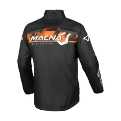 Giacca Antipioggia Macna Rainossi Nero Arancio