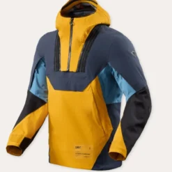 Giacca Antipioggia Revit Blackwater 2 H2O Giallo Ocra Blu