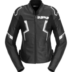 Giacca Donna In Pelle Spidi Evorider 3 Lady Nero Bianco