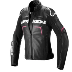 Giacca Donna in Pelle Spidi Evorider 2 Lady Nero Fucsia