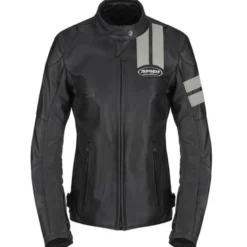 Giacca Donna In Pelle Spidi Roar Lady Nero Ghiaccio