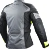 Giacca Donna in Tessuto Ls2 Phase Grigio Nero Giallo
