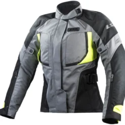 Giacca Donna in Tessuto Ls2 Phase Grigio Nero Giallo