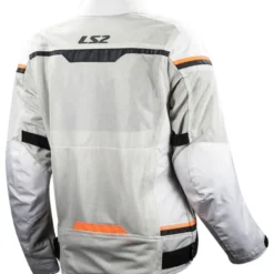 Giacca Donna In Tessuto LS2 Riva Grigio Chiaro H-V Arancio