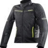 Giacca Donna in Tessuto Ls2 Shadow Nero Titanio H-V Giallo