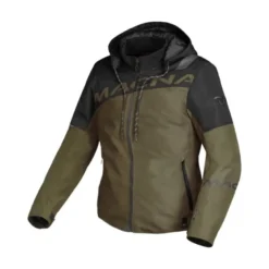 Giacca Donna In Tessuto Macna Racoon Verde Nero