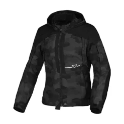 Giacca Donna In Tessuto Macna Territor Nero Grigio