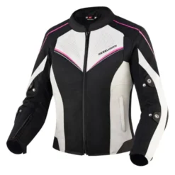Giacca Donna In Tessuto Rebelhorn HiFlow IV Lady Nero Argento Rosa Fluo