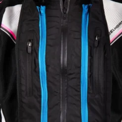Giacca Donna In Tessuto Rebelhorn HiFlow IV Lady Nero Argento Rosa Fluo