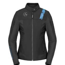 Giacca Donna In Tessuto Spidi Corsa Tex Lady Nero Azzurro