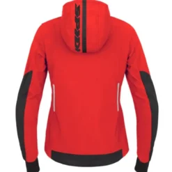 Giacca Donna in Tessuto Spidi Hoodie Armor Light Lady Rosso