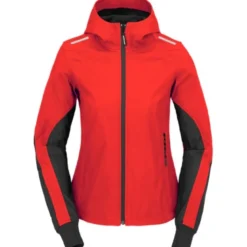 Giacca Donna in Tessuto Spidi Hoodie Armor Light Lady Rosso