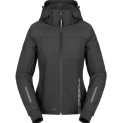 Giacca Donna in Tessuto Spidi Hoodie H2Out 2 Lady Nero