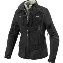 Giacca Donna in Tessuto Spidi H2Out 4 Season Evo Lady Verdone Nero
