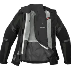 Giacca Donna in Tessuto Spidi H2Out 4 Season Evo Lady Verdone Nero