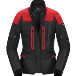 Giacca Donna in Tessuto Spidi H2Out Traveler 3 Evo Lady Nero Rosso