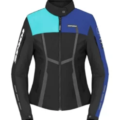 Giacca Donna In Tessuto Spidi Motojoy Lady Nero Blu