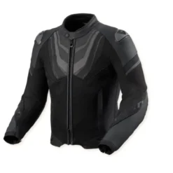 Giacca In Pelle E Tessuto Revit Mantis 3 H2O Nero