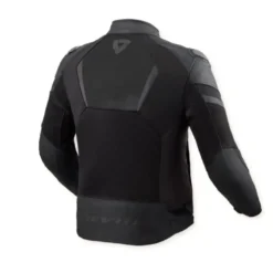 Giacca In Pelle E Tessuto Revit Mantis 3 H2O Nero