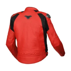 Giacca In Pelle Macna Aviant Air Rosso Nero