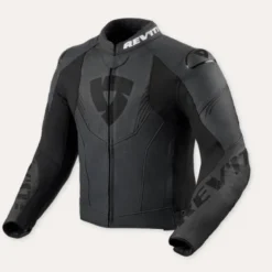 Giacca In Pelle Revit  Argon 3 Nero Antracite