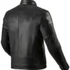 Giacca In Pelle Revit Sherwood Nero