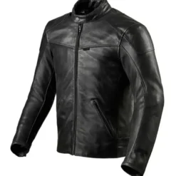 Giacca In Pelle Revit Sherwood Nero