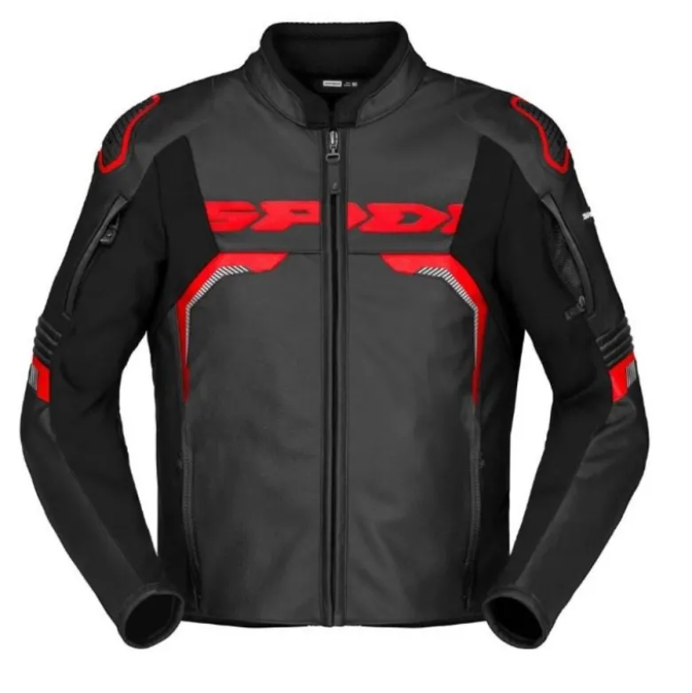Giacca In Pelle Spidi Evorider 3 Rosso