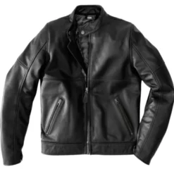 Giacca in Pelle Spidi Mack Nero