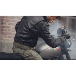 Giacca In Pelle Spidi Tank Nero