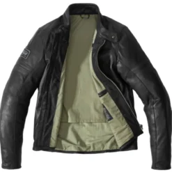 Giacca in Pelle Spidi Vintage Nero