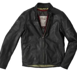 Giacca in Pelle Spidi Vintage Nero