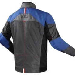 Giacca in Tessuto Ls2 Alba Grigio Scuro Nero Blu