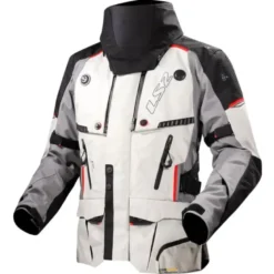 Giacca in Tessuto Ls2 Apollo Grigio Nero Rosso