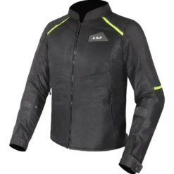 Giacca in Tessuto Ls2 Breeze Nero Giallo