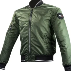 Giacca In Tessuto Ls2 Brighton Verde Oliva