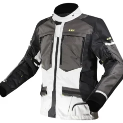 Giacca in Tessuto Ls2 Norway Nero Grigio Giallo