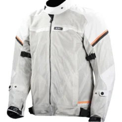 Giacca In Tessuto LS2 Riva Grigio Chiaro H-V Arancio