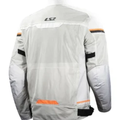 Giacca In Tessuto LS2 Riva Grigio Chiaro H-V Arancio