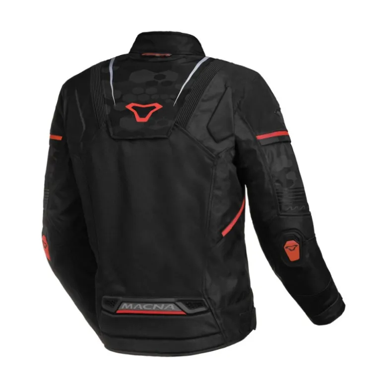 Giacca In Tessuto Macna Adept Nero Rosso