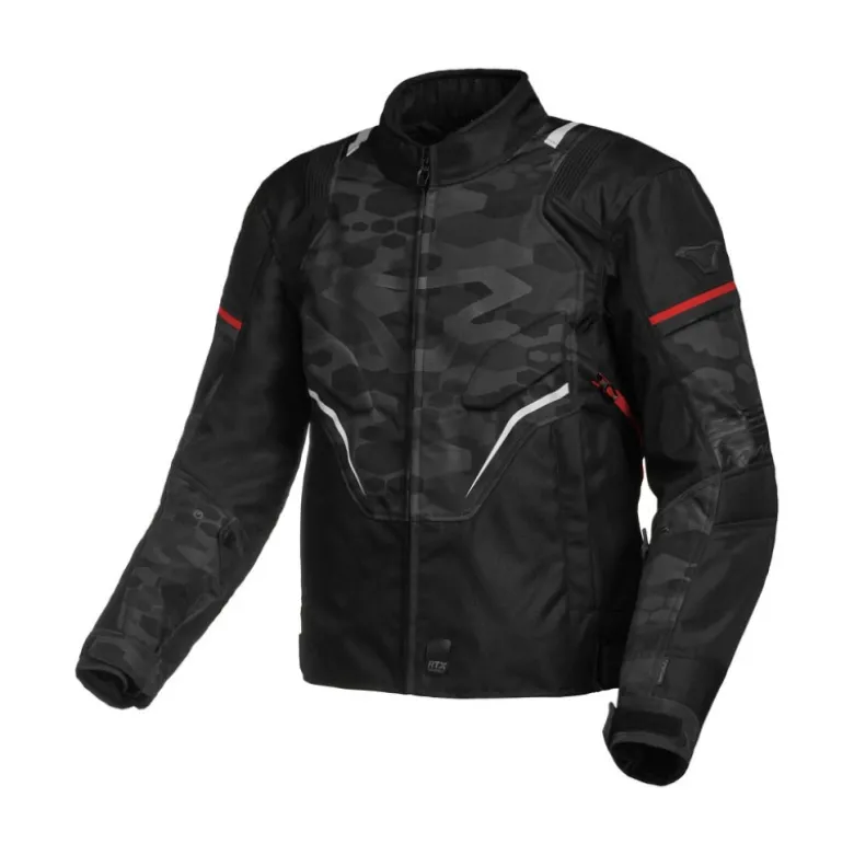 Giacca In Tessuto Macna Adept Nero Rosso