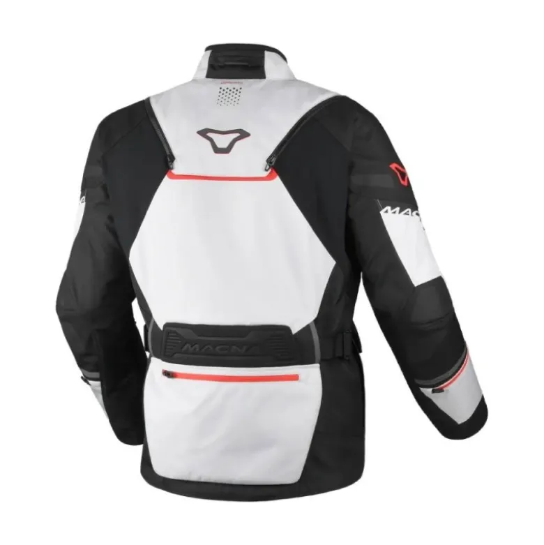 Giacca In Tessuto Macna Air Hybrid 2.0 Grigio Chiaro Nero Rosso